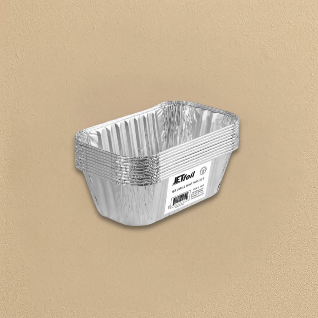 Loaf 1Lb. Aluminum Pans - 10 Count