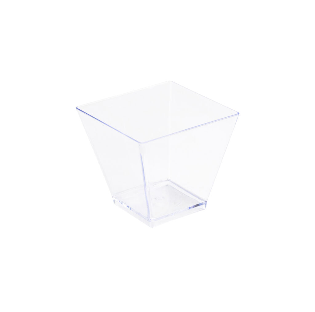 2oz Square Bowl Clear