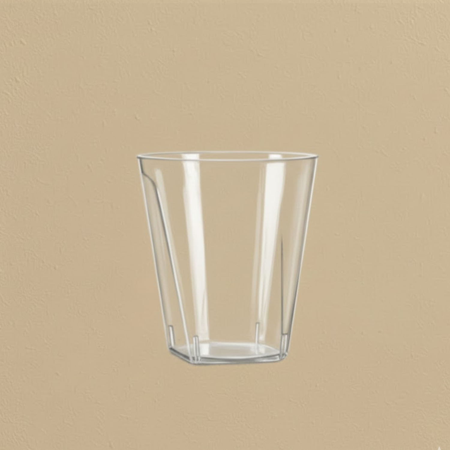 Square Hard Plastic Shot Cups- 20 Count