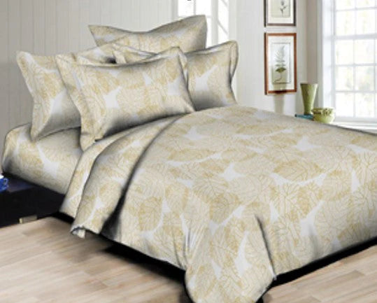 Circles Home Sandy Leaves Duvet Set - The Closeout Connection