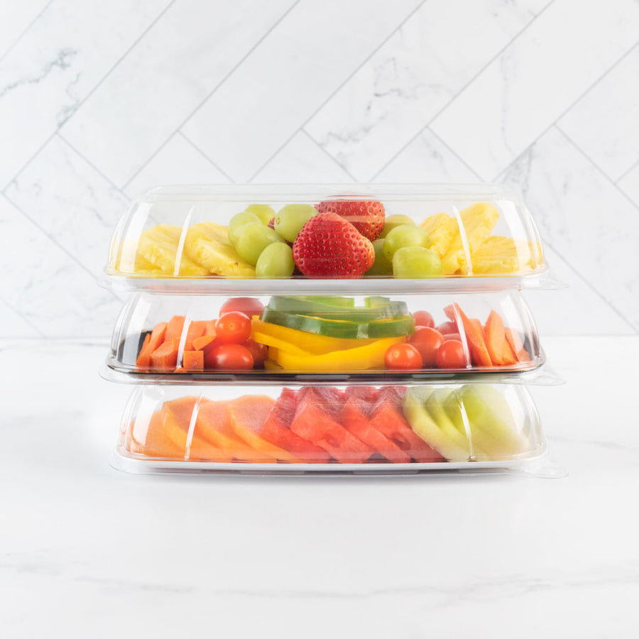 Organic 10.7" Medium Tray Lid - The Closeout Connection