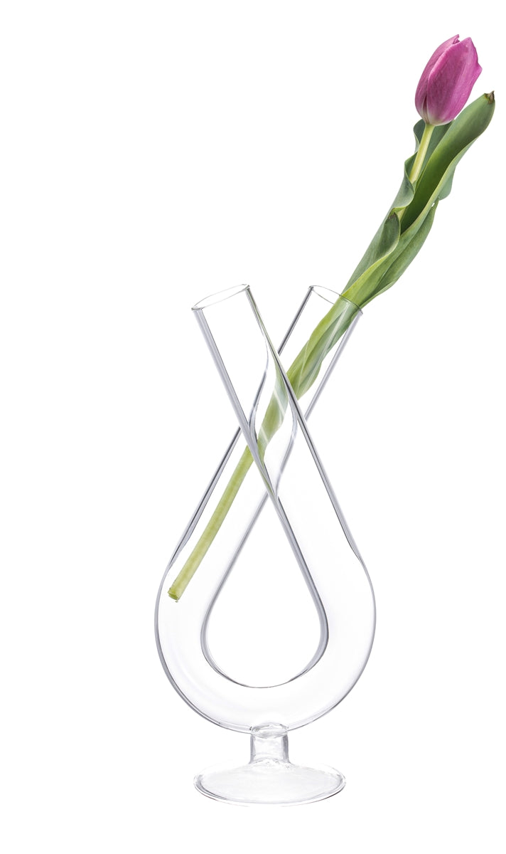 Treviso Rounded Intersecting Tube Vase - The Closeout Connection