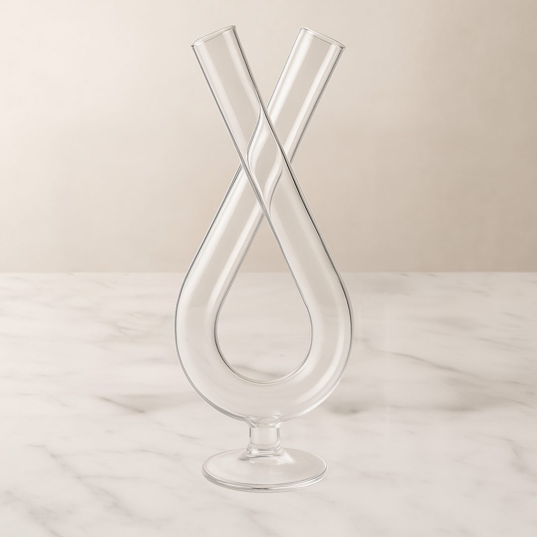 Treviso Rounded Intersecting Tube Vase