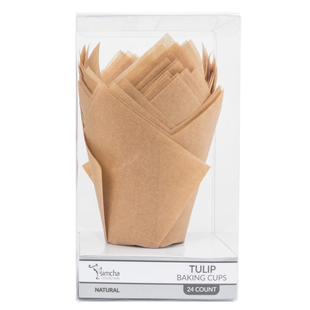Tulip Baking Cups Natural Large - 24 Count