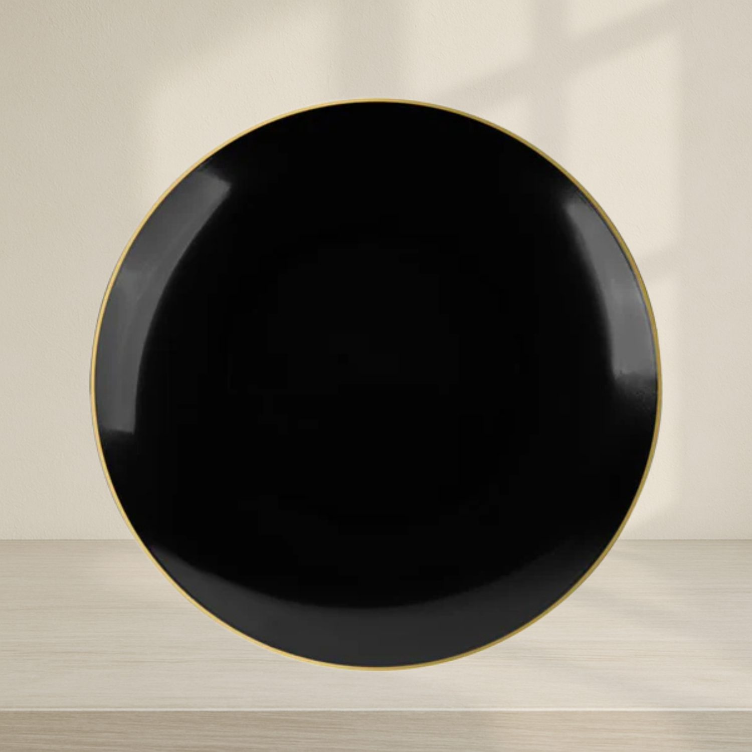 Organic Collection Black/Gold Rim - 10 Count