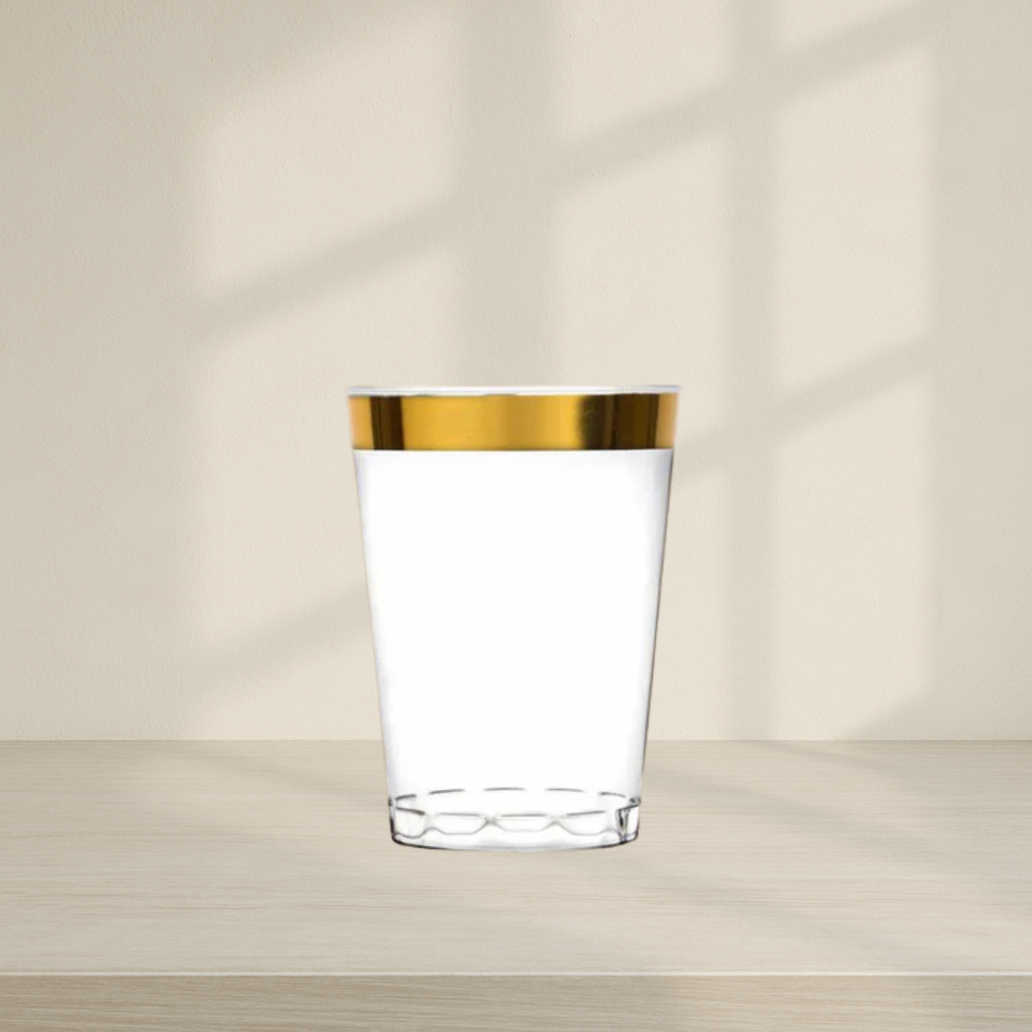 Gold Rim Tumblers - 20 ct