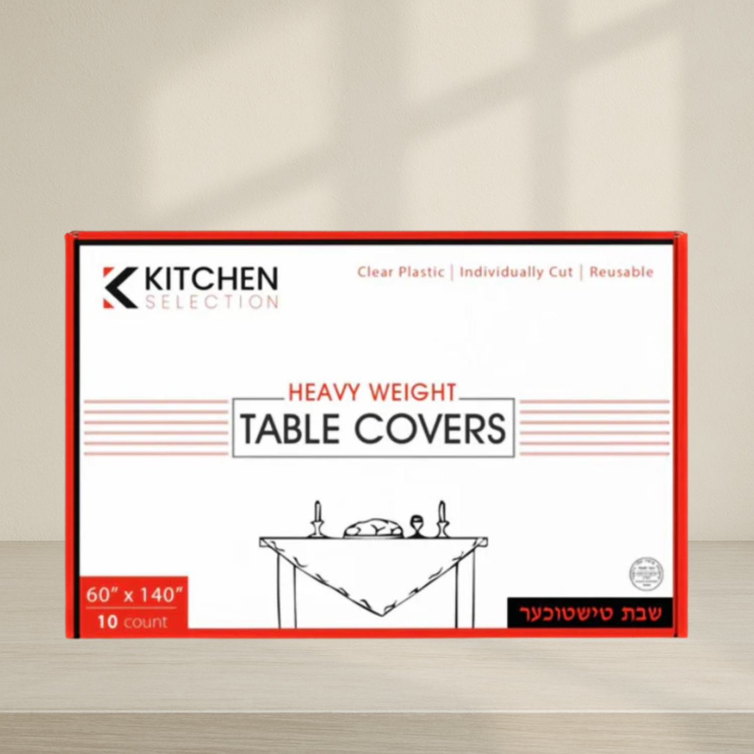 Clear Tablecloths - 10 Count