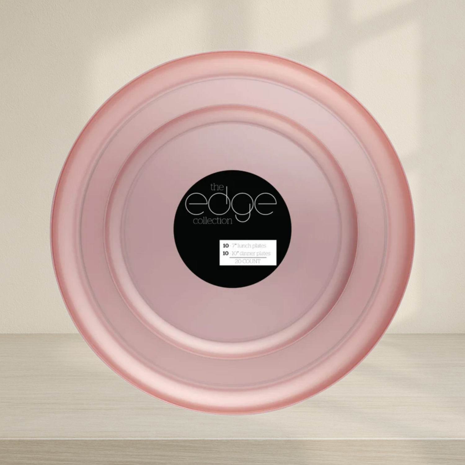 Edge 7″ & 10″ Pink Pearl Combo Plates