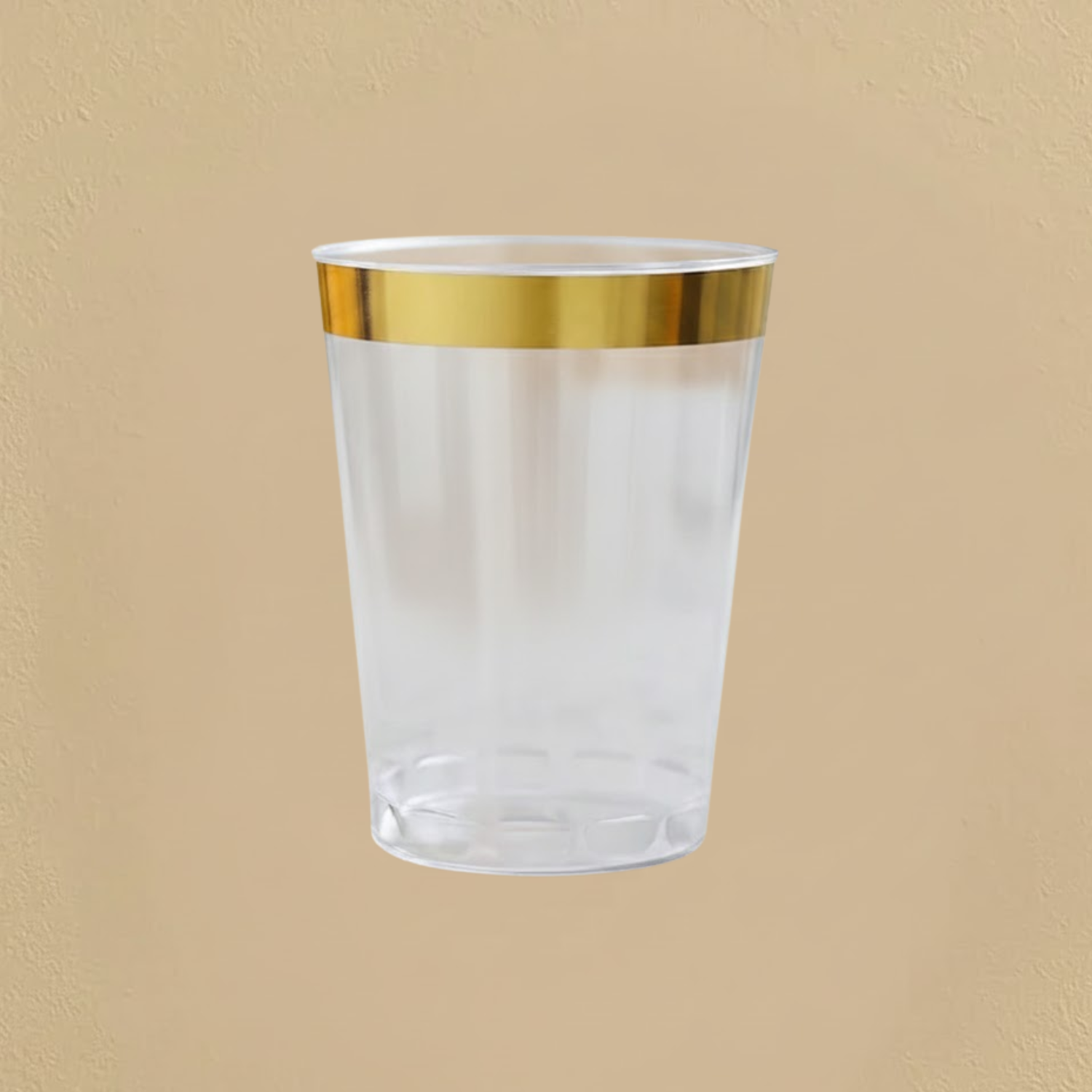 Gold Rim Tumblers - 20 ct