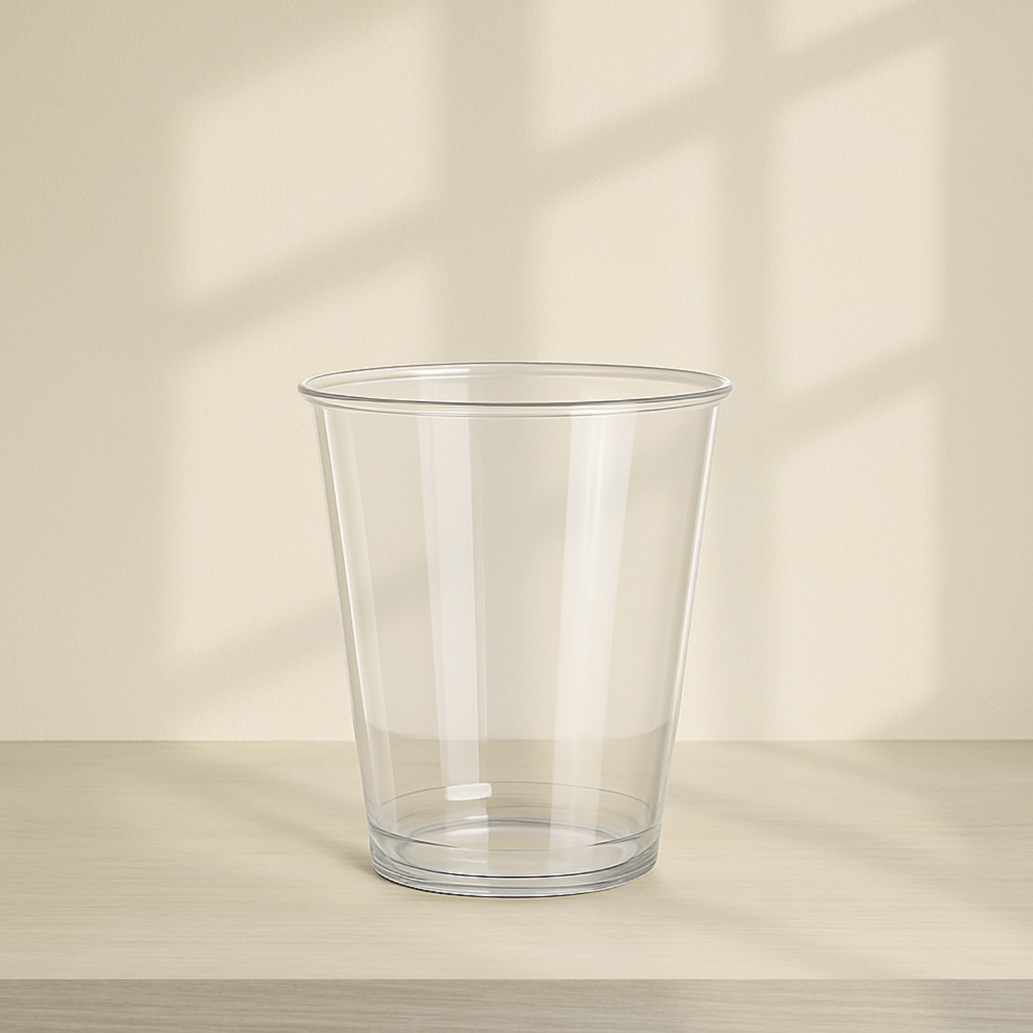 7oz round hard plastic tumblers - 20 count