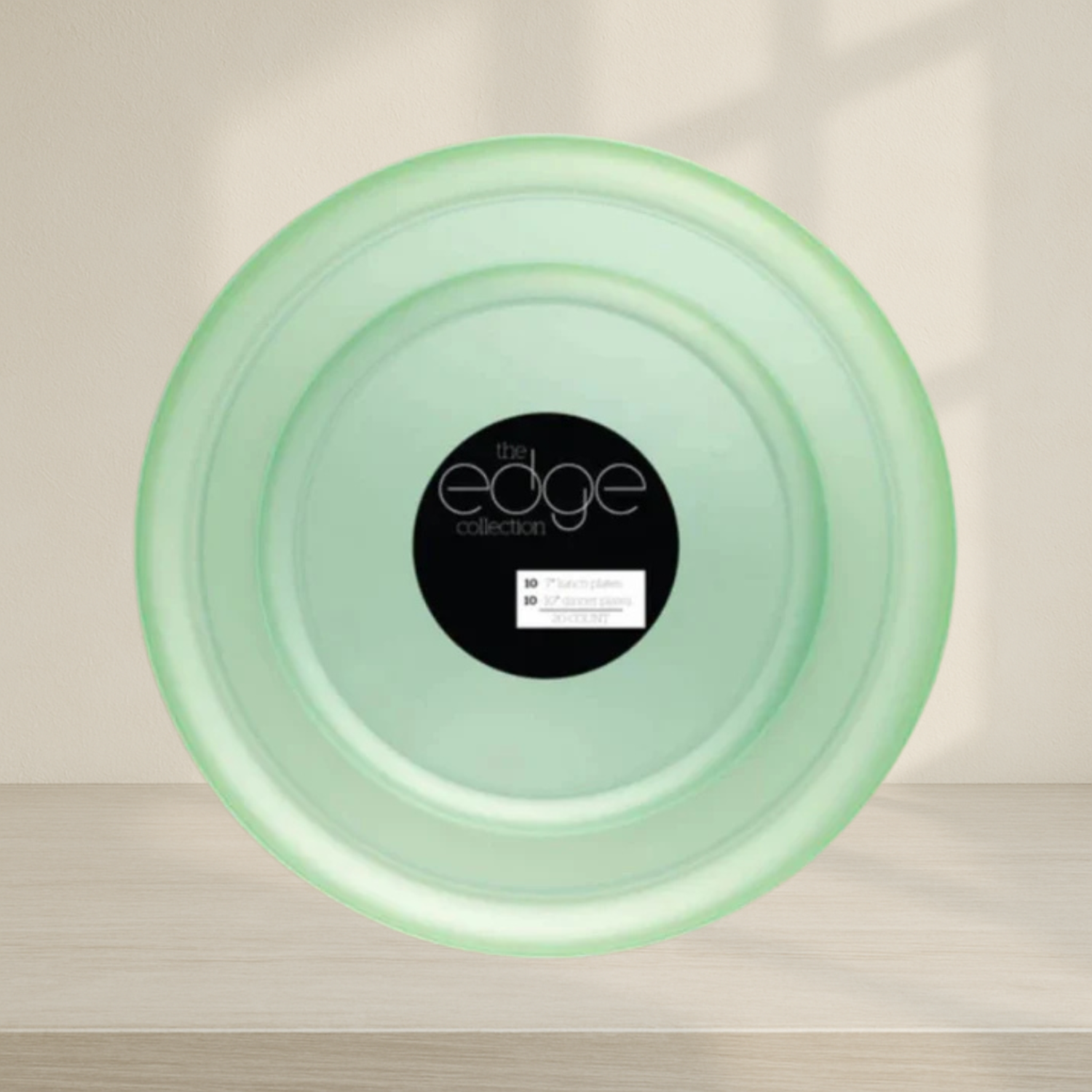 Edge 7″ & 10″ Plates Green Pearl Combo