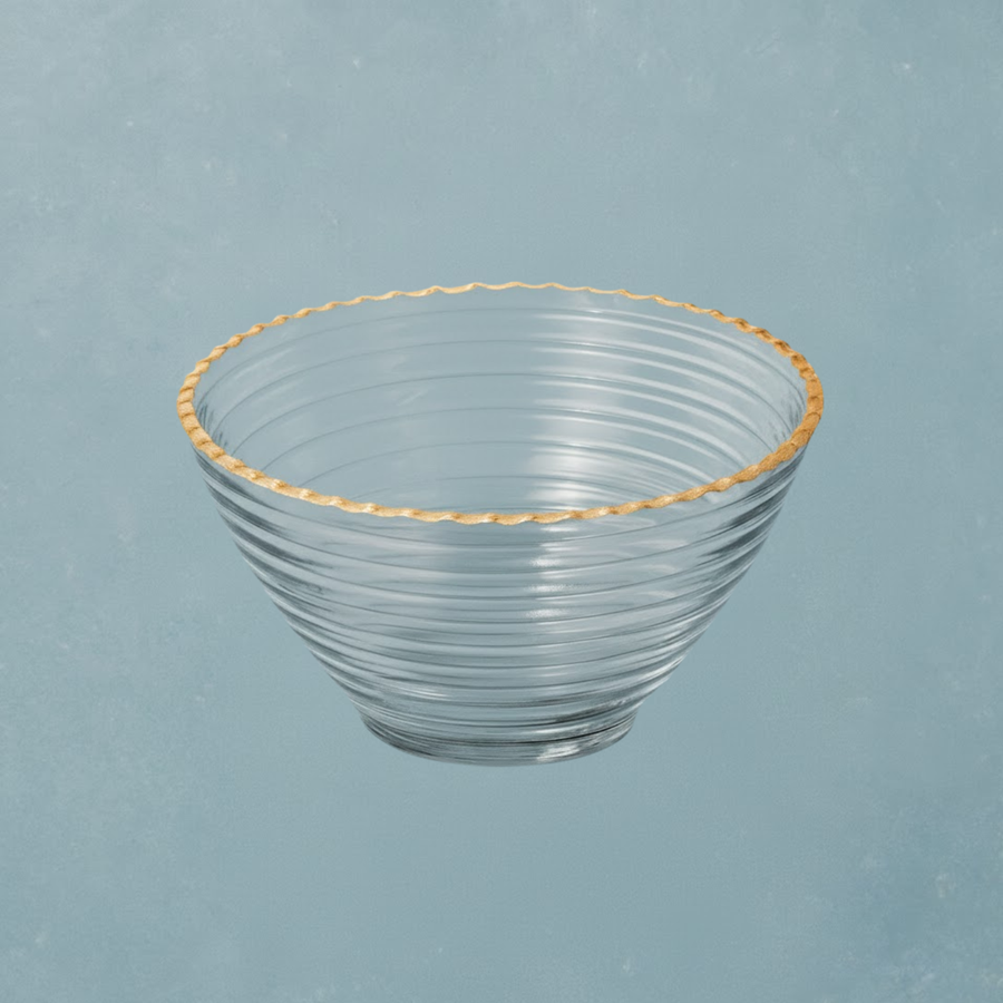 Gold Rimmed Bowl - The Closeout Connection