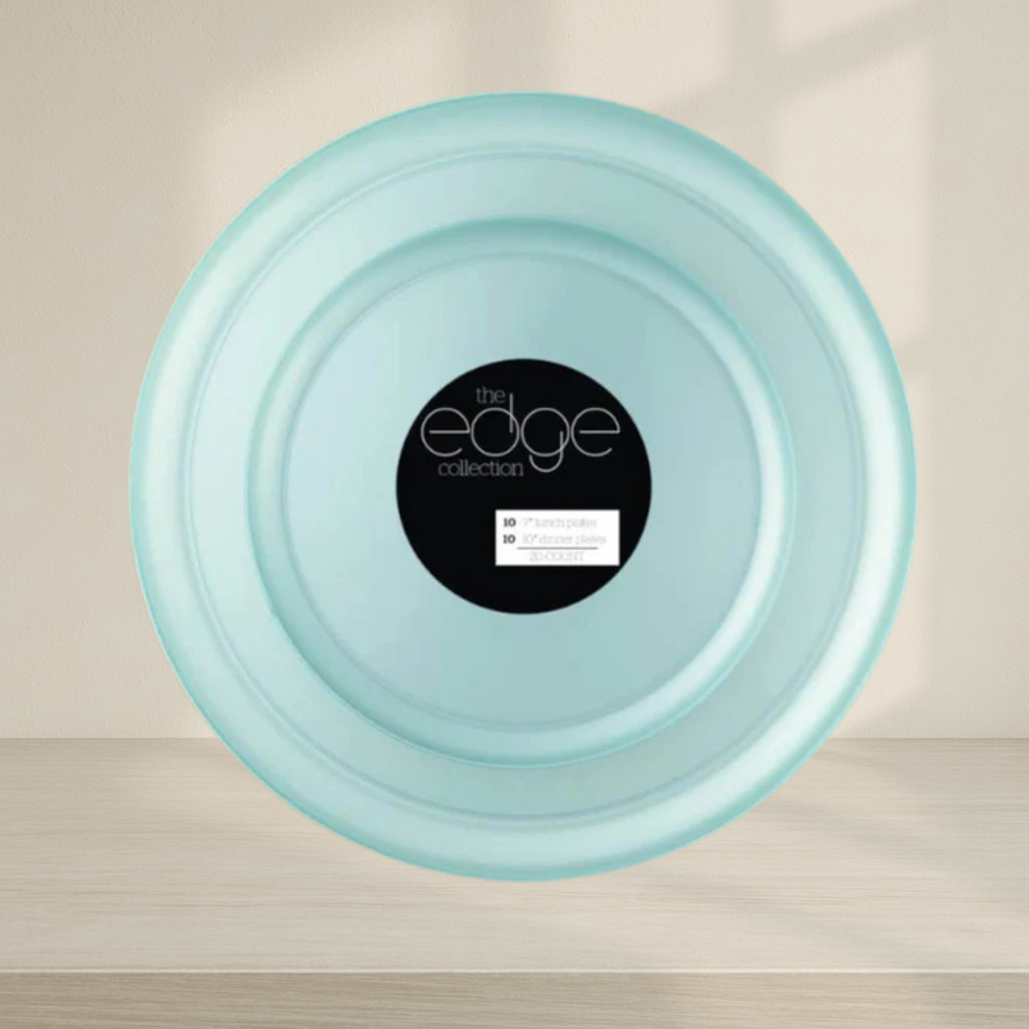 Edge 7″ & 10″ Plates Teal Pearl Combo