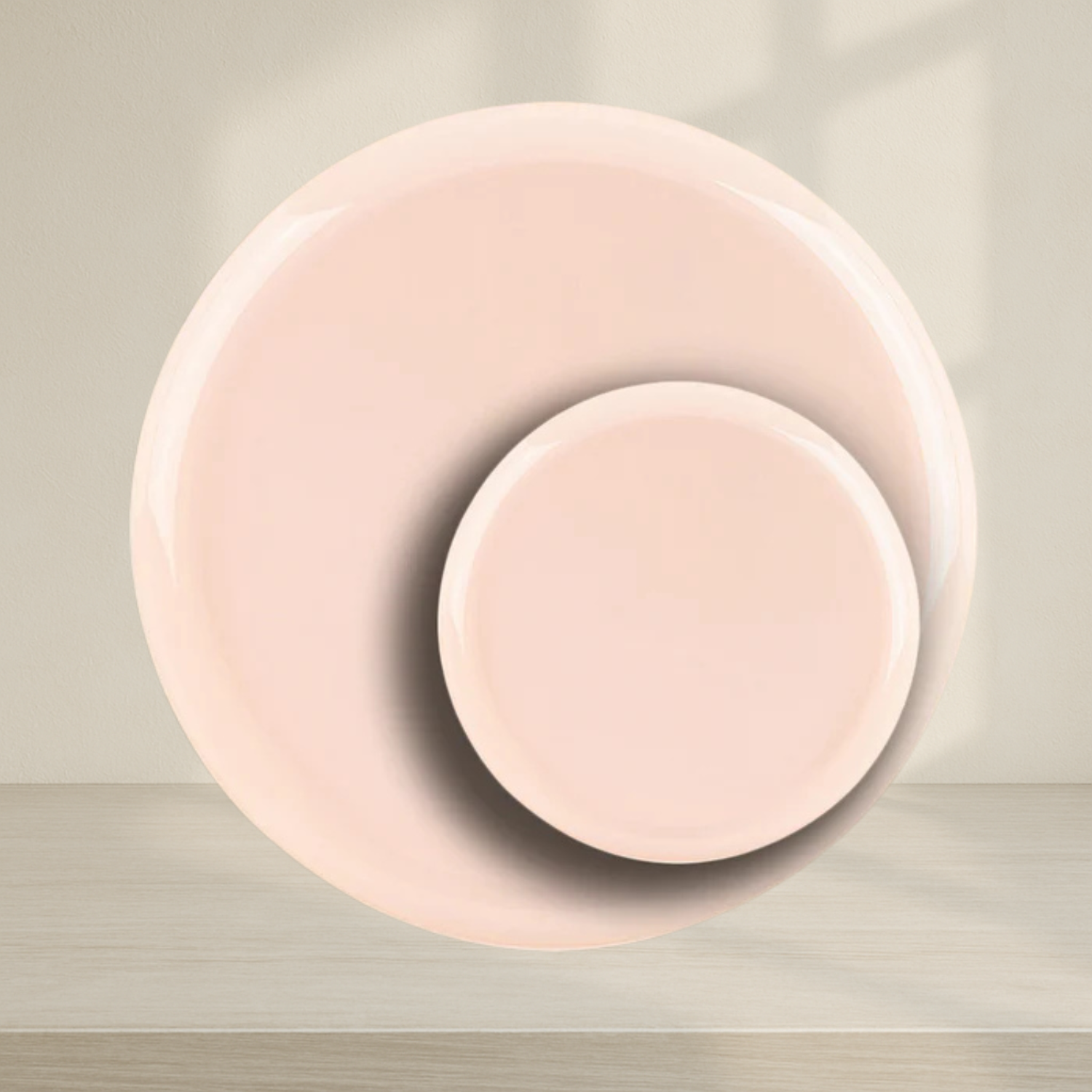 Edge Collection Round Pink Plates - 10 Count