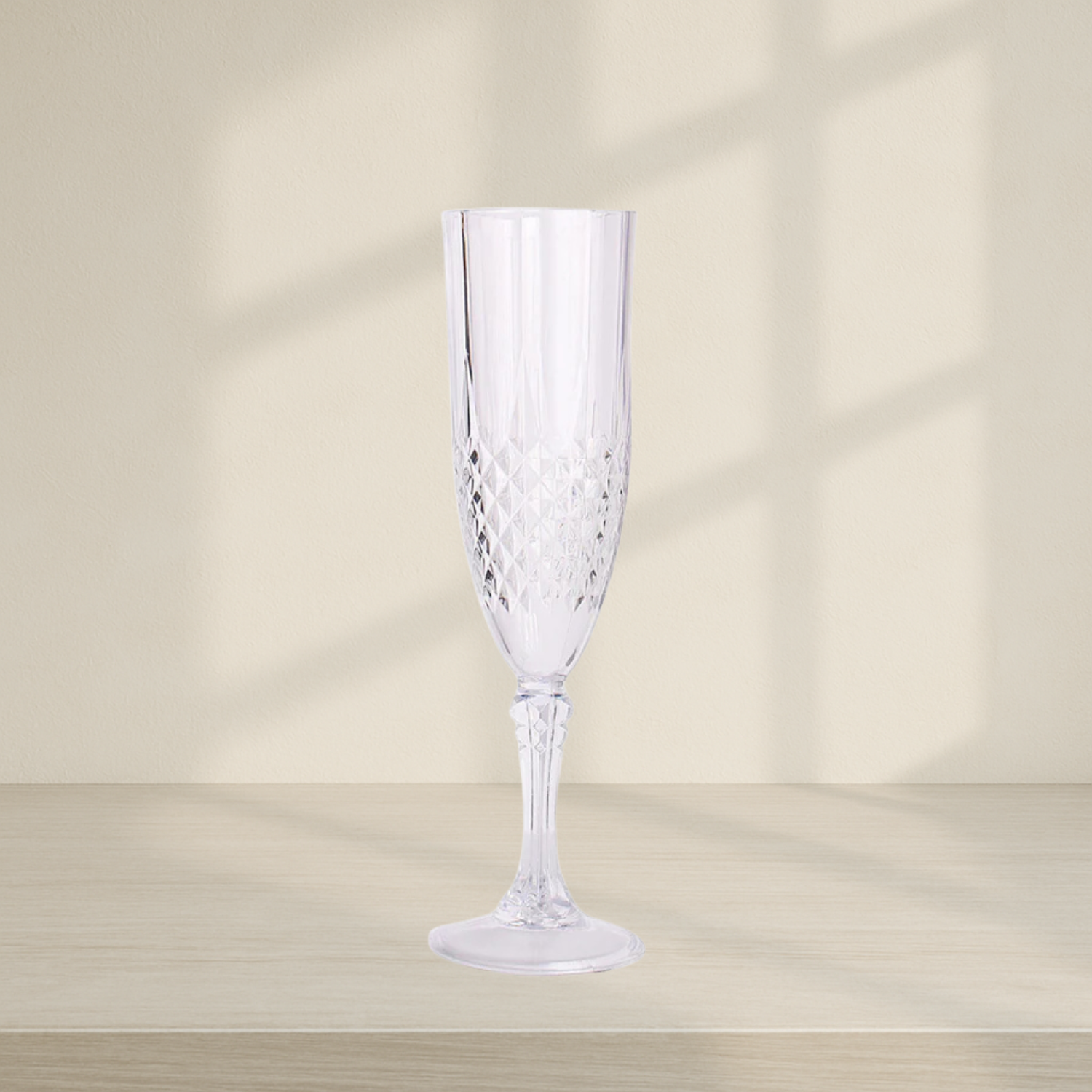 Crystal-like Champagne Flutes - 4 Count