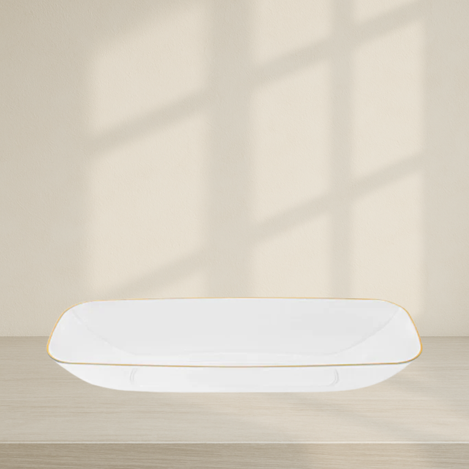 Organic Rectangle 32 oz Salad Bowl 10.6″