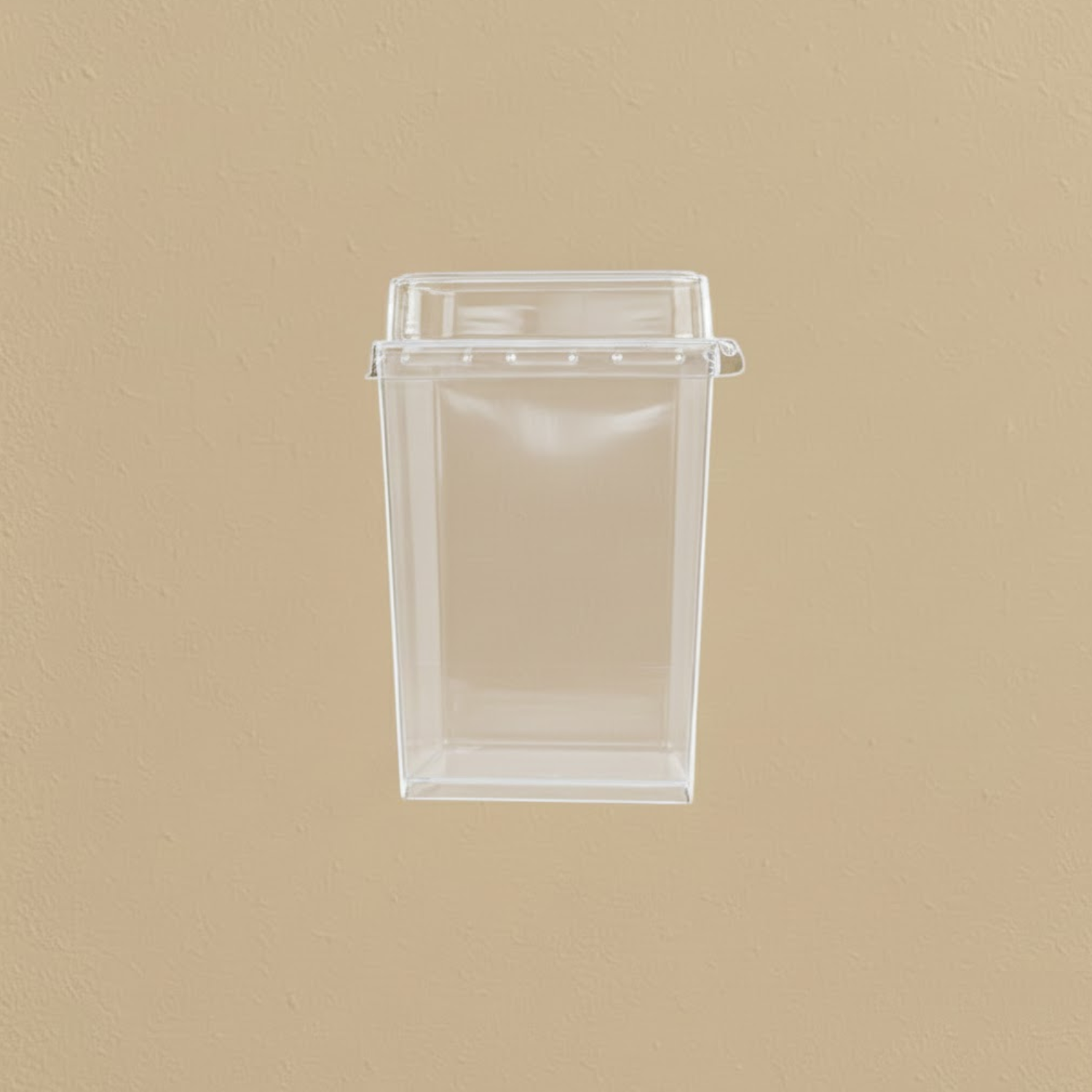 Square Cups with Lids - 10 Count