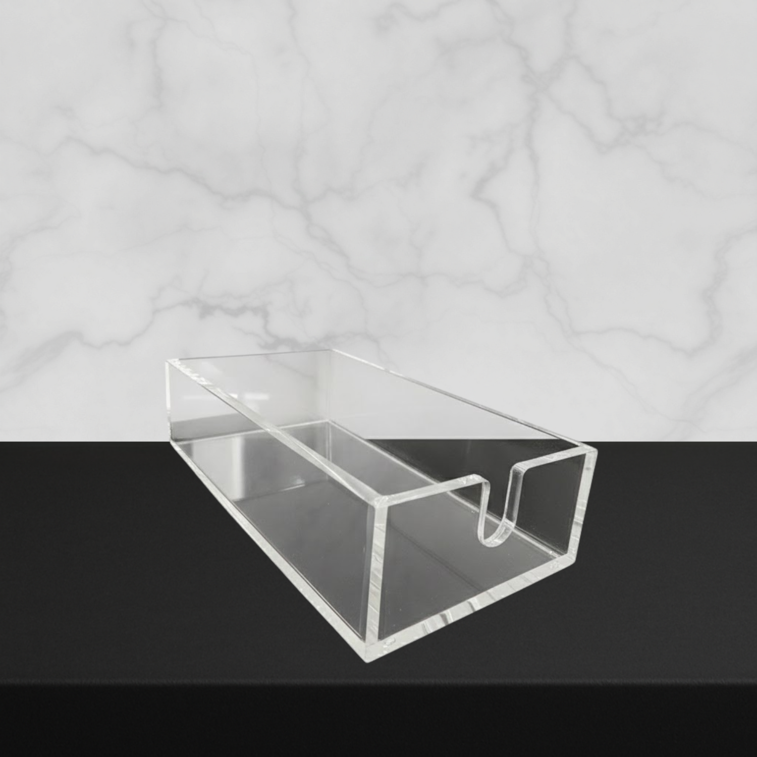 Lucite Guest Napkin Holder