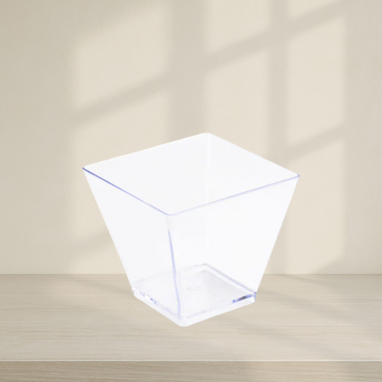2oz Square Bowl Clear