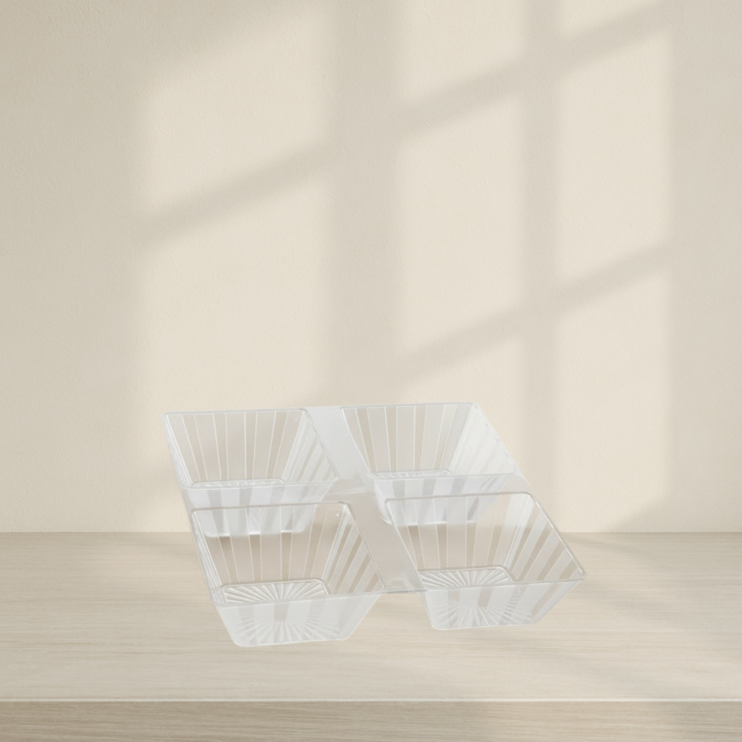 Four Compartment Plate