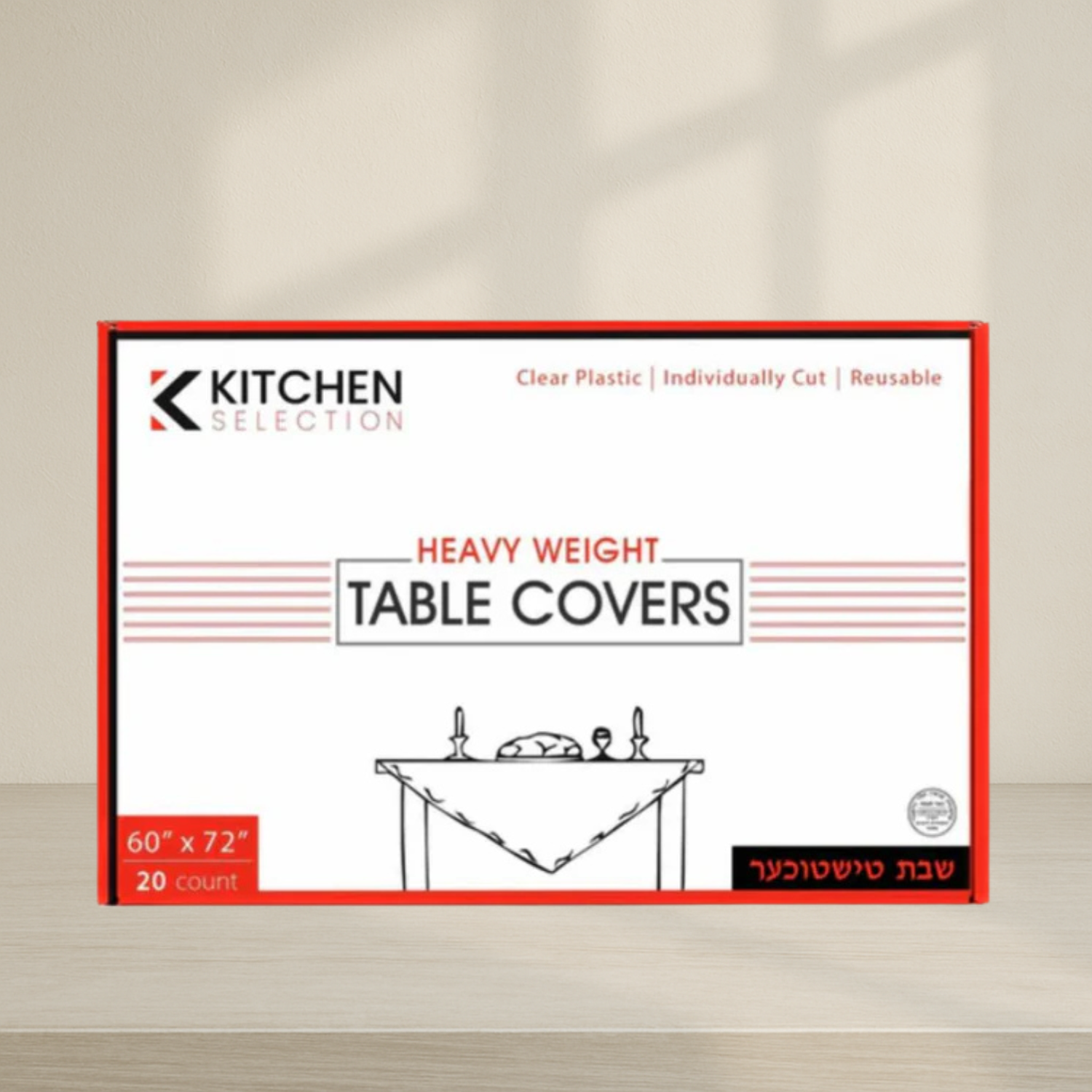 Clear Tablecloths - 20 Count