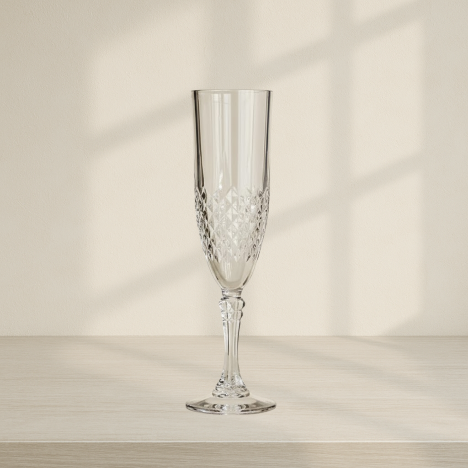 Crystal-like Champagne Flutes - 4 Count
