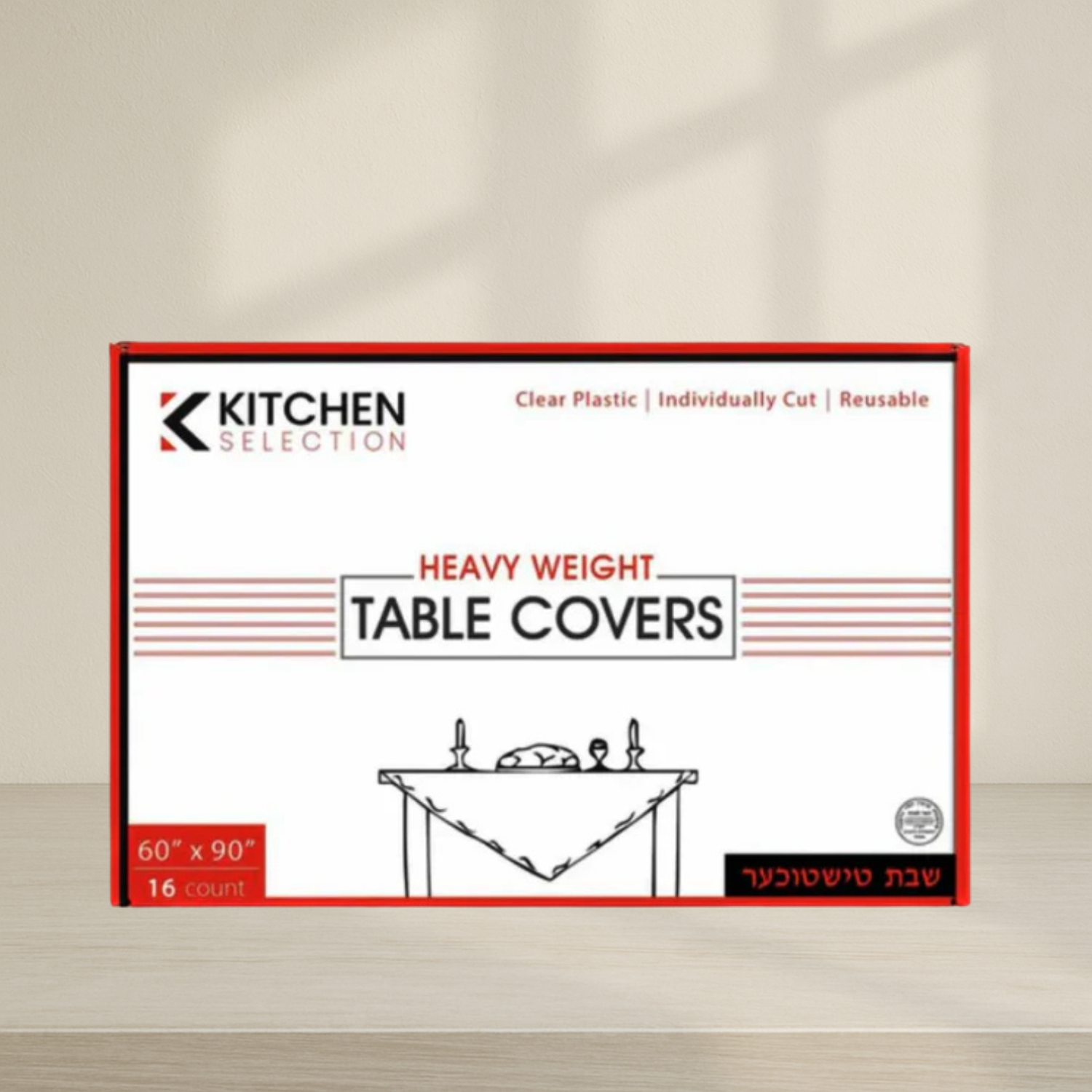 Clear Tablecloths - 16 Count