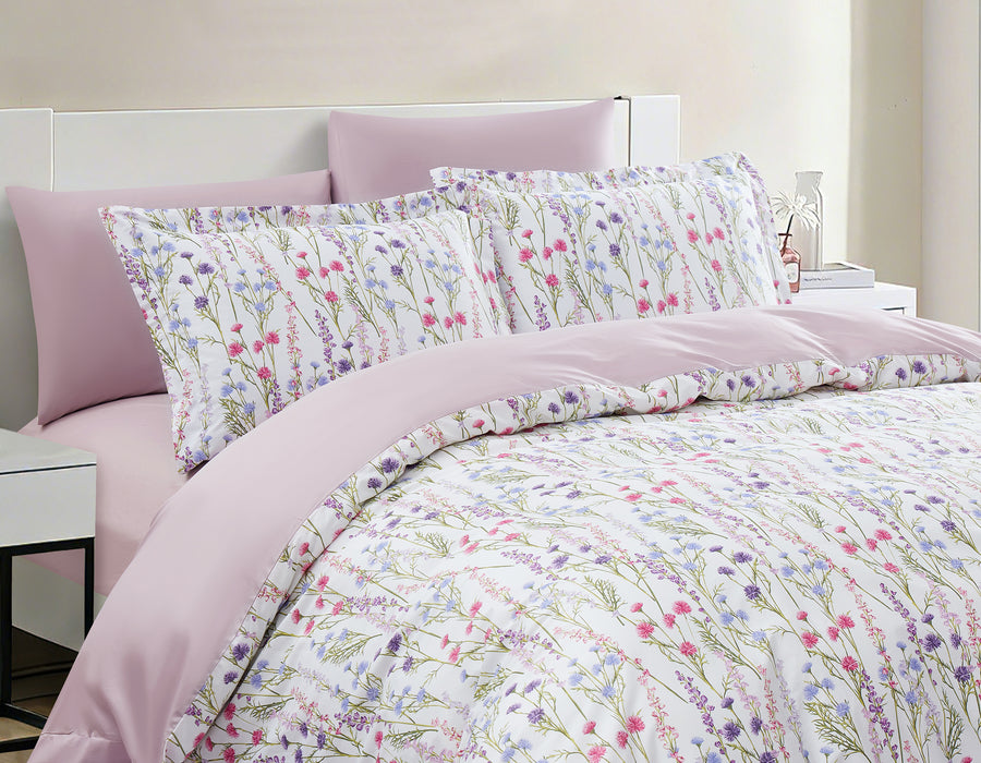 Violet Field 8 Piece Bedding Set detail