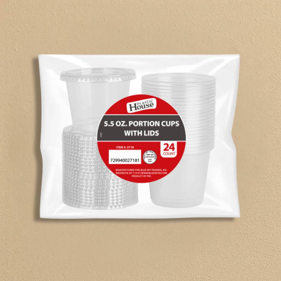 Portion Cups with Lids - 24 Count