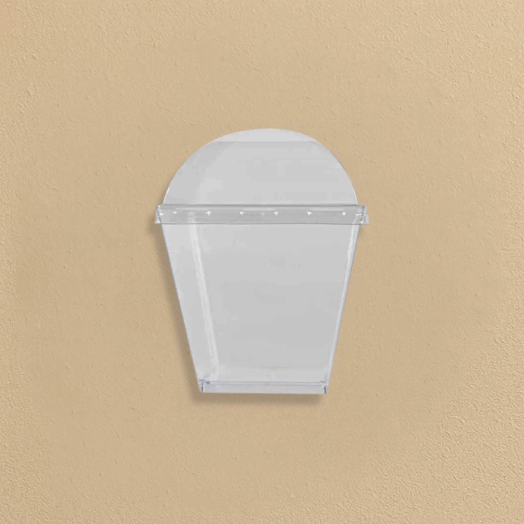 Square Cups With Lids - 10 Count