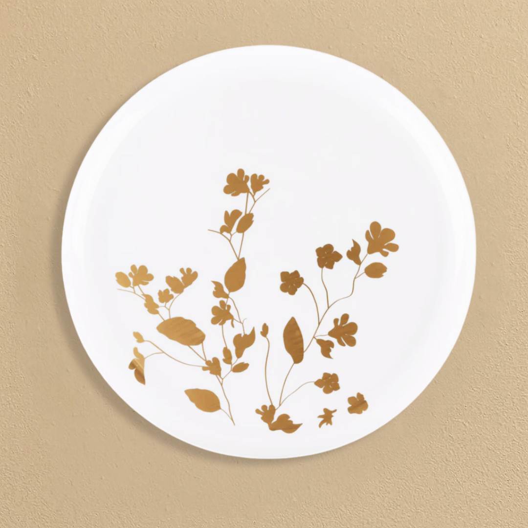 Garden Gold Dinnerware Collection - 10 Count