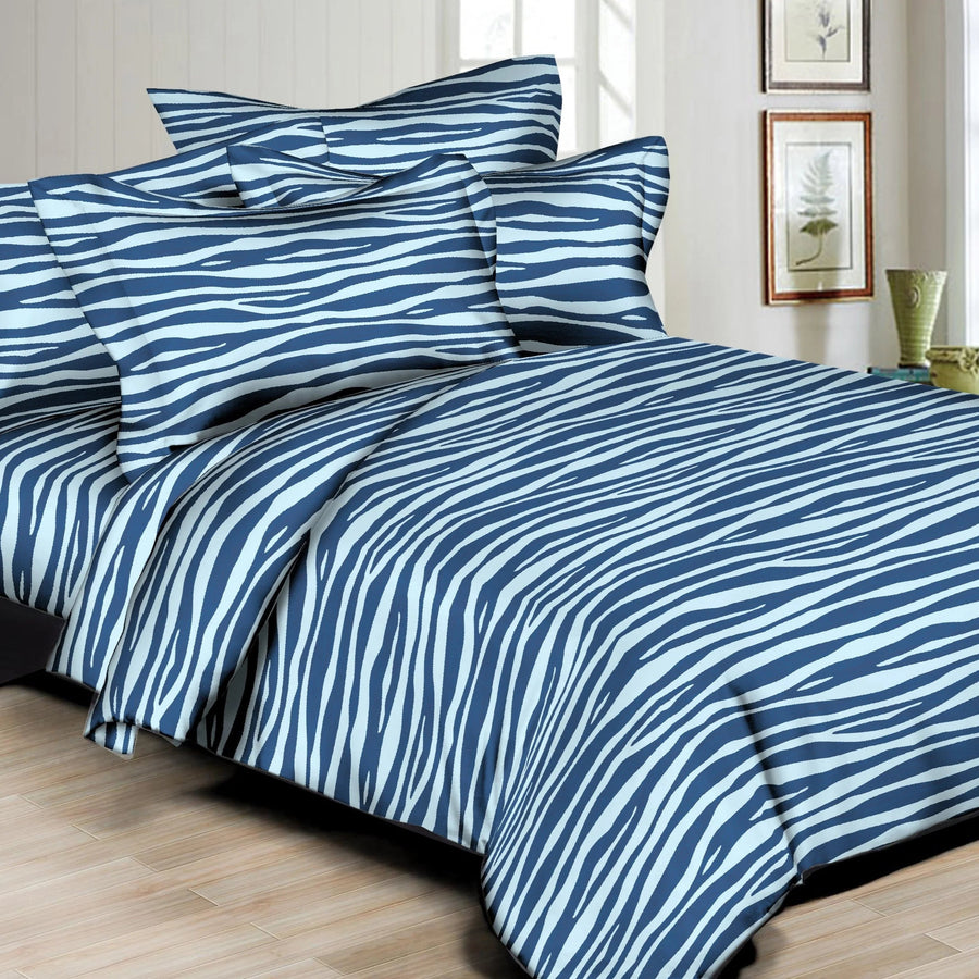 Wavy Zebra Duvet Set - The Closeout Connection