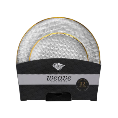 Weave collection clear/gold 32ct