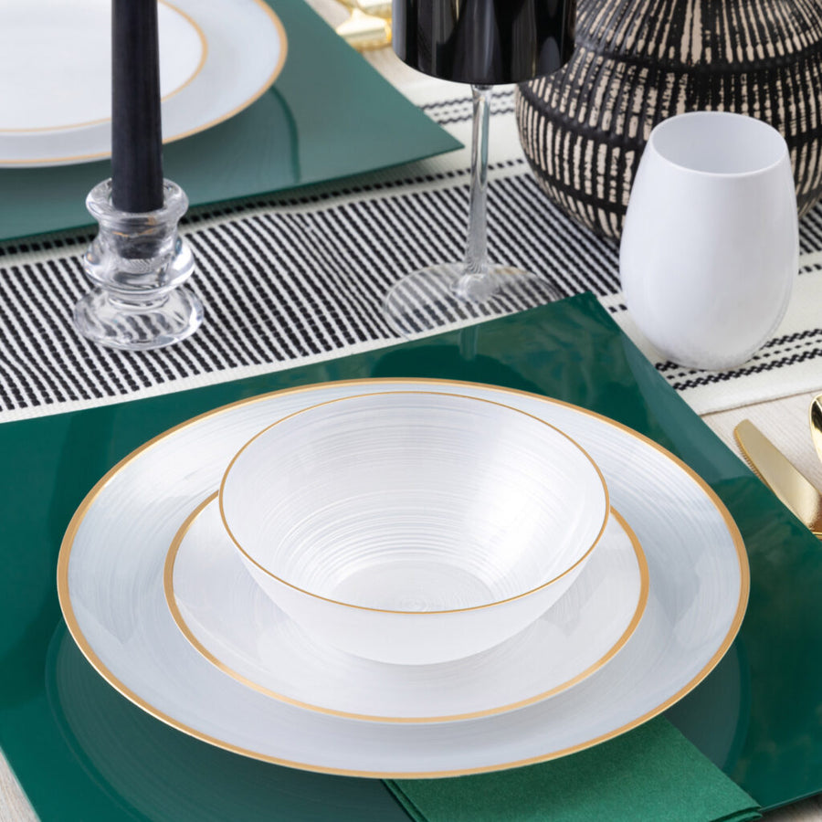 Crystal Design Bowls Pearl - 10 Count - The Closeout Connection