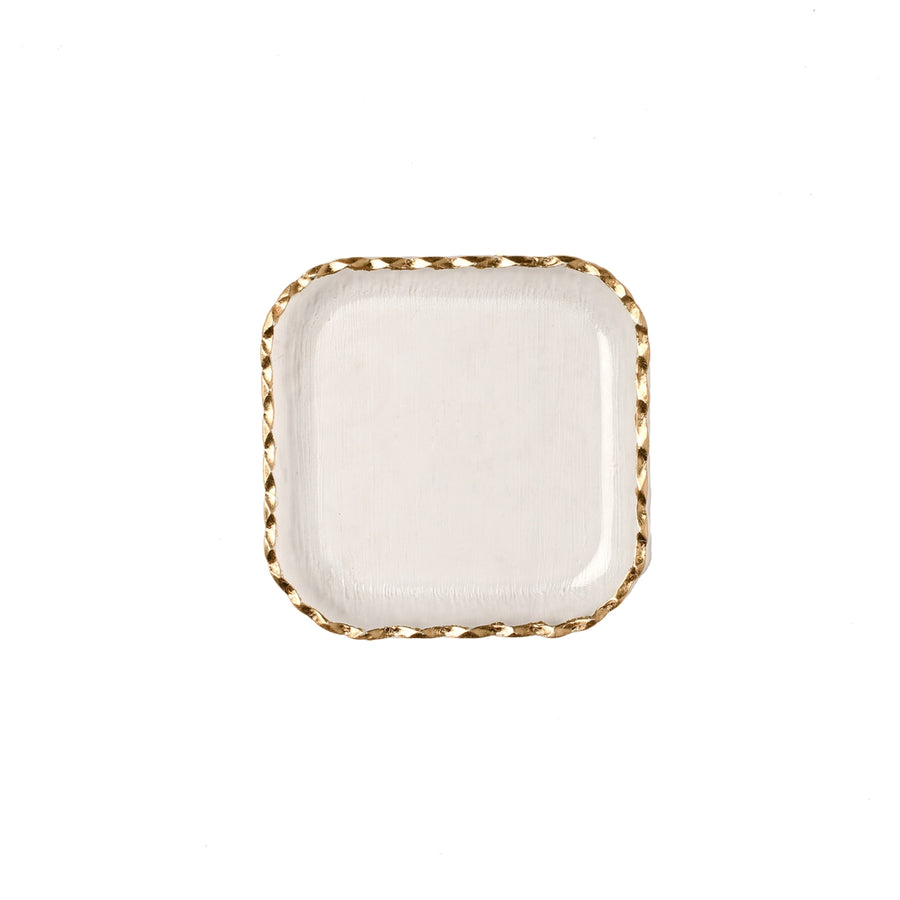 Square Glass Salad Plate - The Closeout Connection