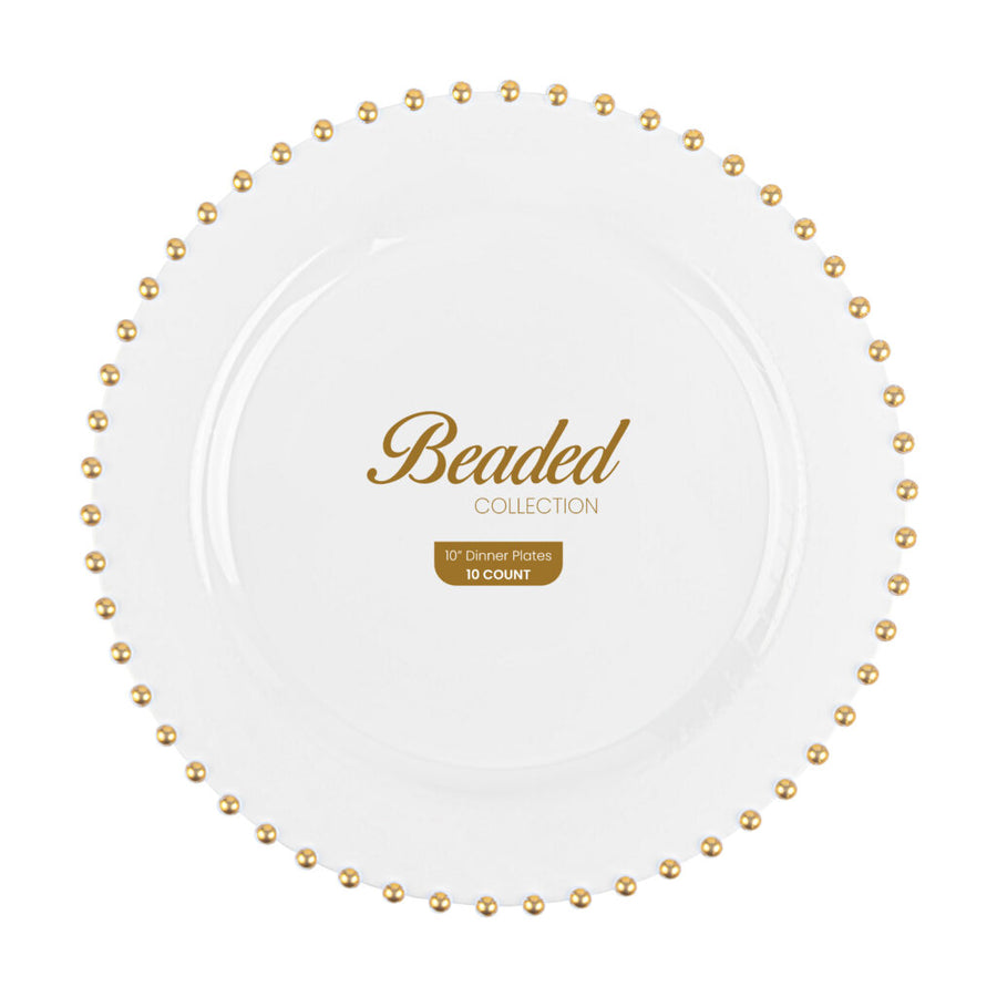 Beaded Collection White and Gold - The Closeout Connection