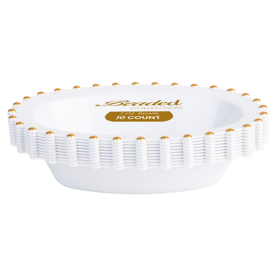 Beaded Collection White and Gold - The Closeout Connection