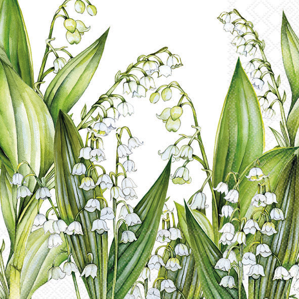 Sweet Lily Lunch Napkin - 20 Count