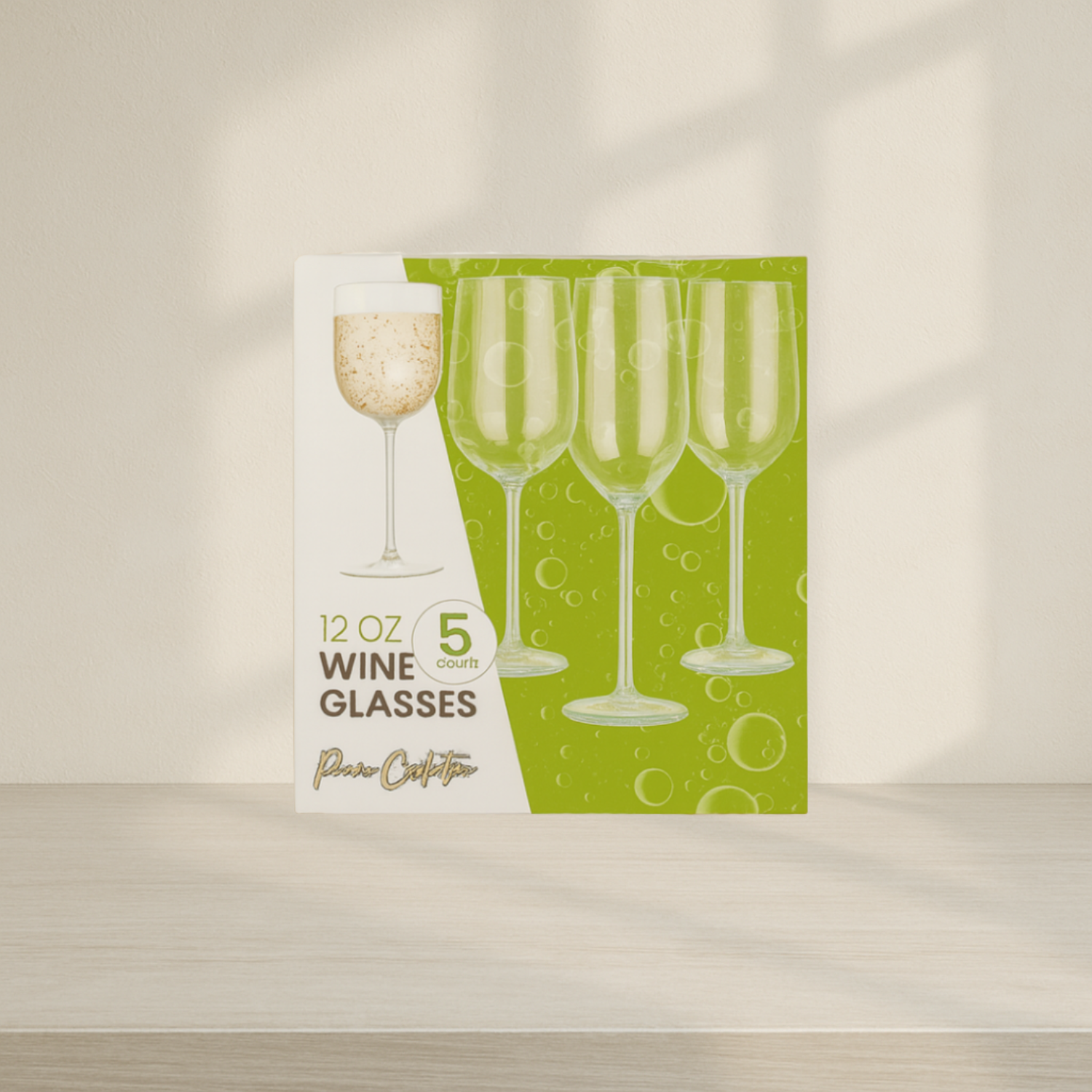 Wine Goblets Clear- 5 Count