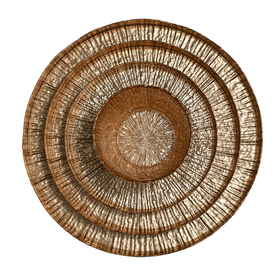 Gold Icicle Glass Dish Collection - The Closeout Connection