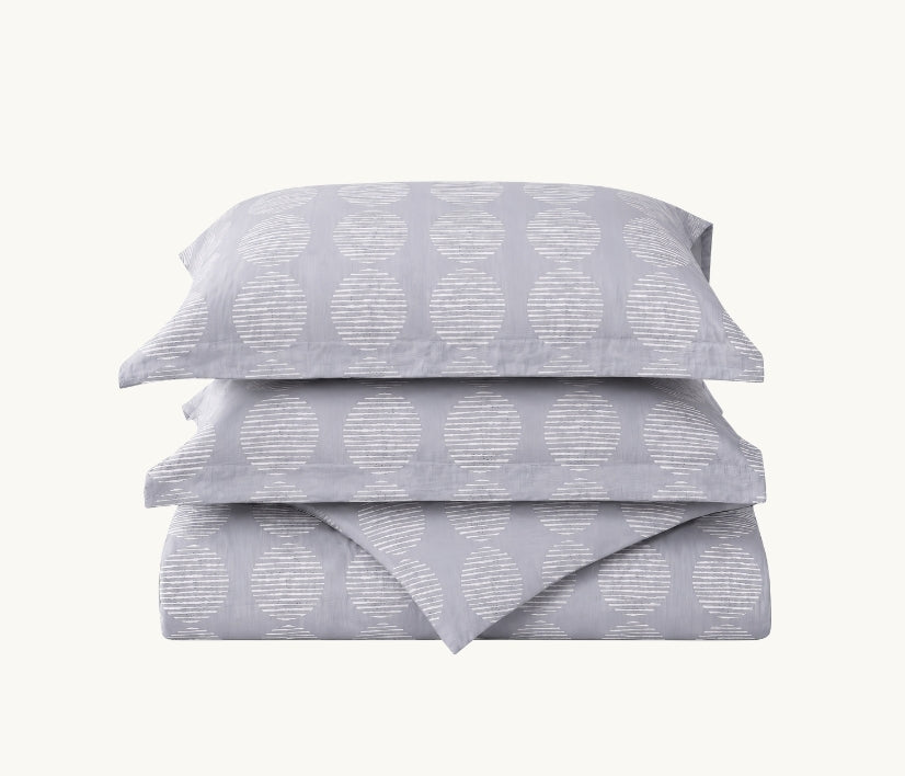 Luxe Stripe Dots Bedding Set - 6 Piece