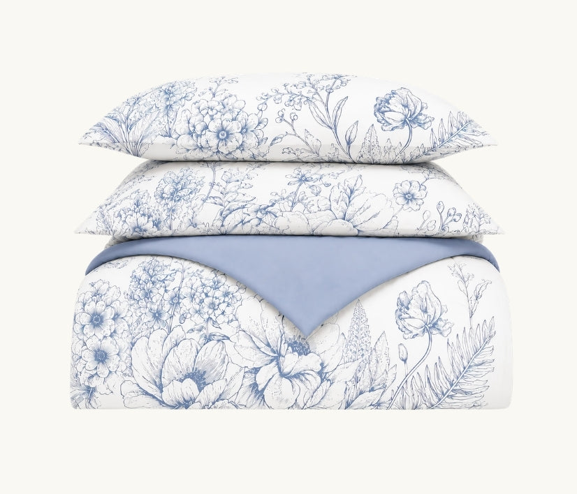 Liana Blooms Bedding Set - 8 Piece