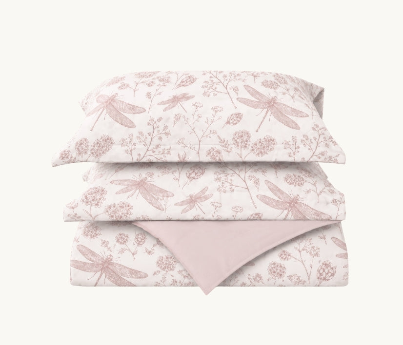 Luxe Dragonfly Garden Bedding Set - 6 Piece