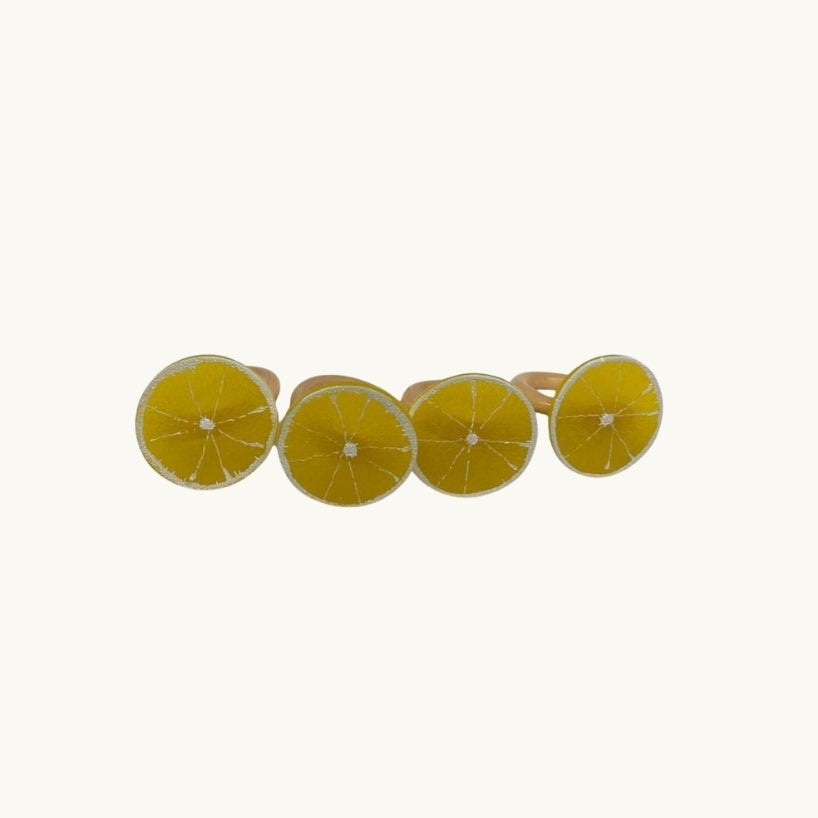Lemon Napkin Ring - 4 Count