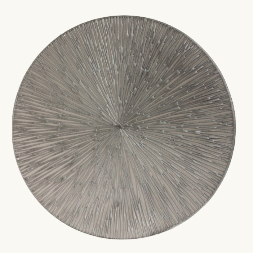 Silver Streak Round Placemat