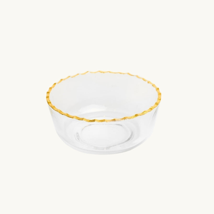 Monte Carlo Large Gold Rimmed Bowl 69 oz