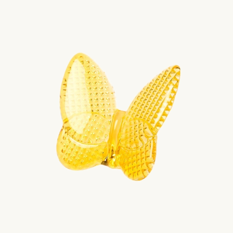 Glass Butterfly- Yellow