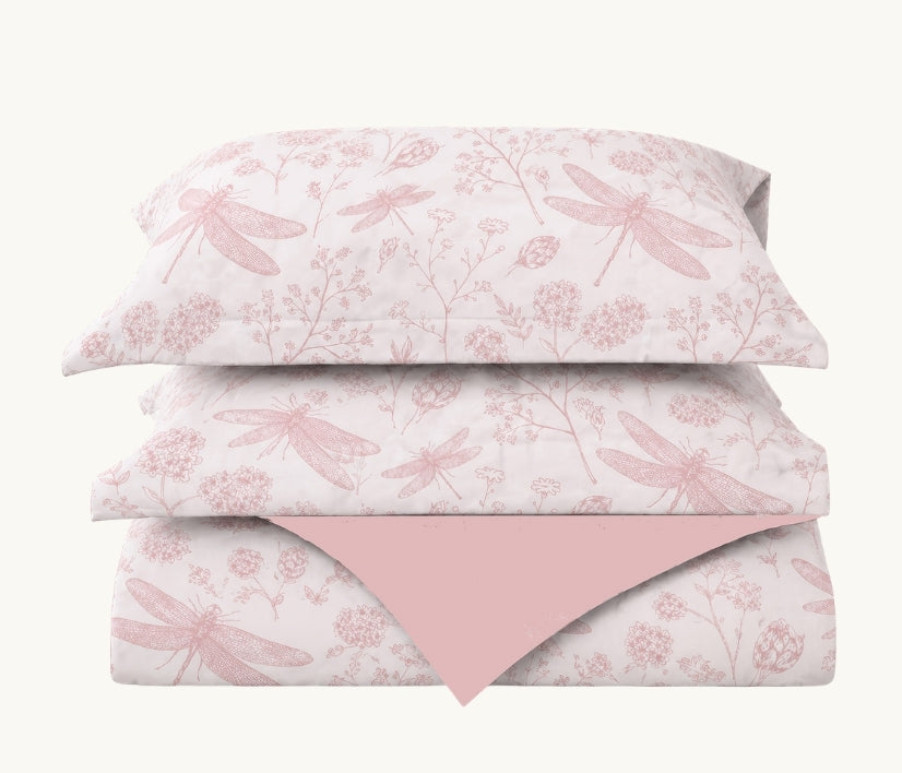 Luxe Dragonfly Garden Bedding set - 6 Piece