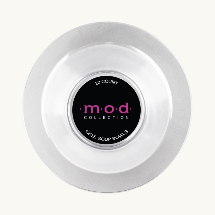 Mod Round Collection Plates & Bowls - 20 Count