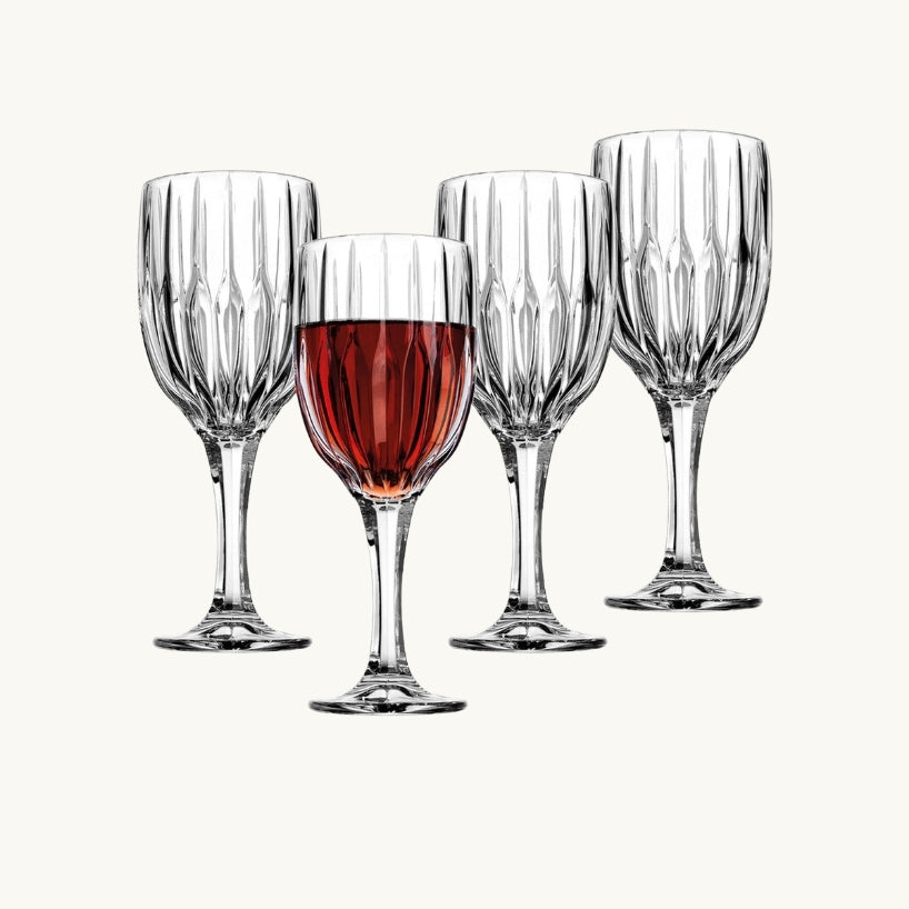 Godinger Pleat Goblet 12 oz - 4 Count